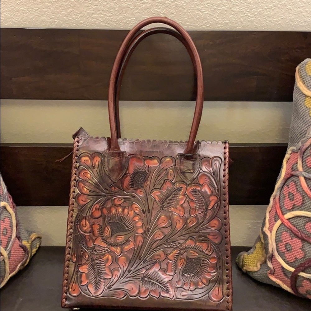 Bohemian Leather Purse